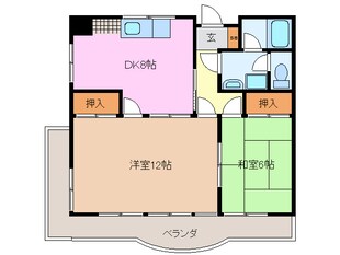 ユーレジデンスサンスターの物件間取画像